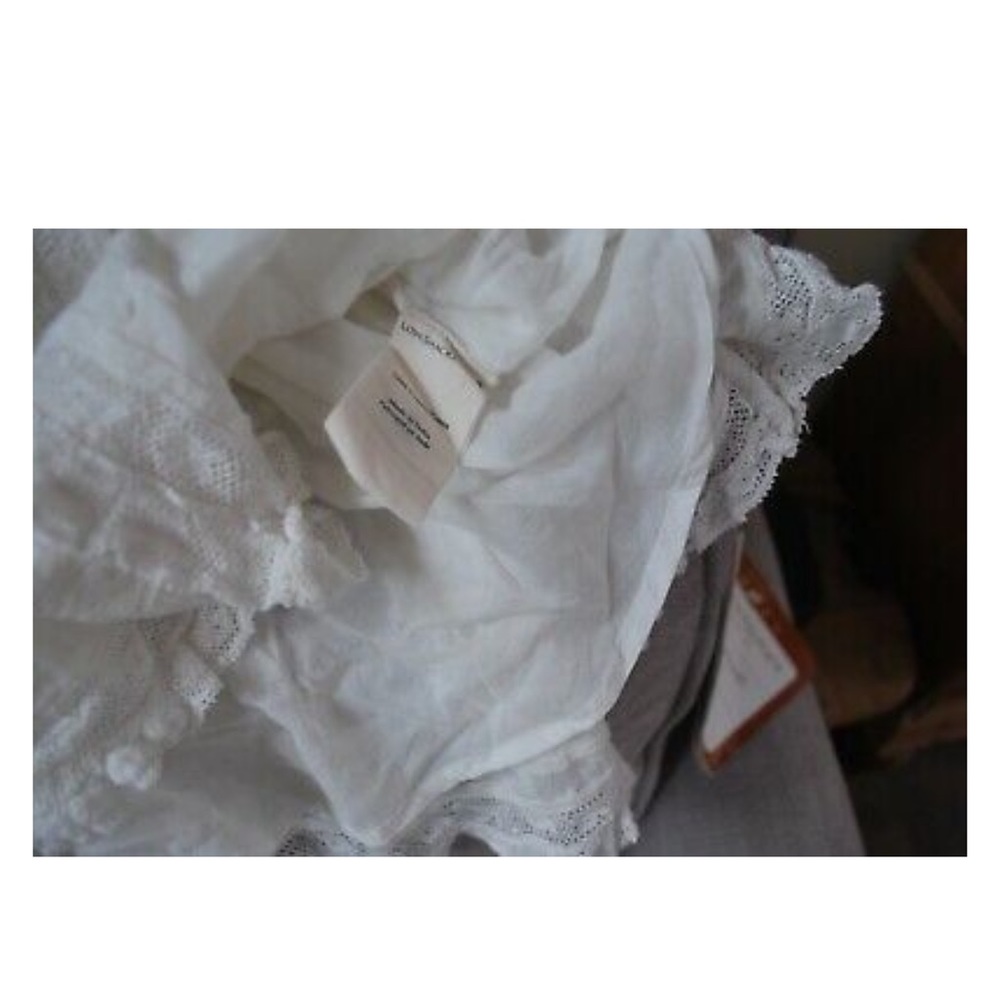 LOVESHACKFANCY RUFFLE Mini Skirt White - Picture 8 of 8